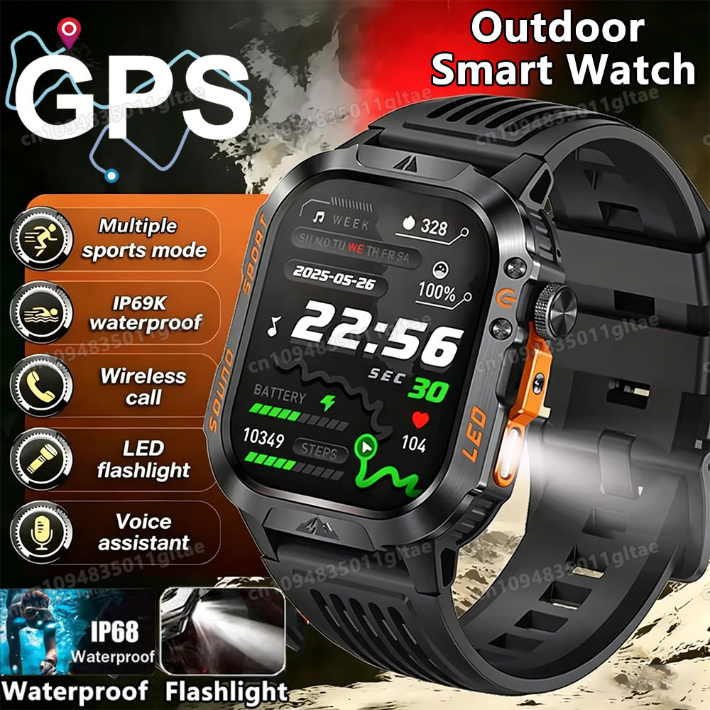 Outdoor Power Meter - 2026 New Military Smart Watch Men