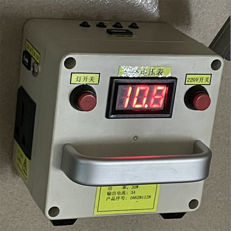 Outdoor Power Source - 220V Hand-Cranked Emergency Generator - Portable