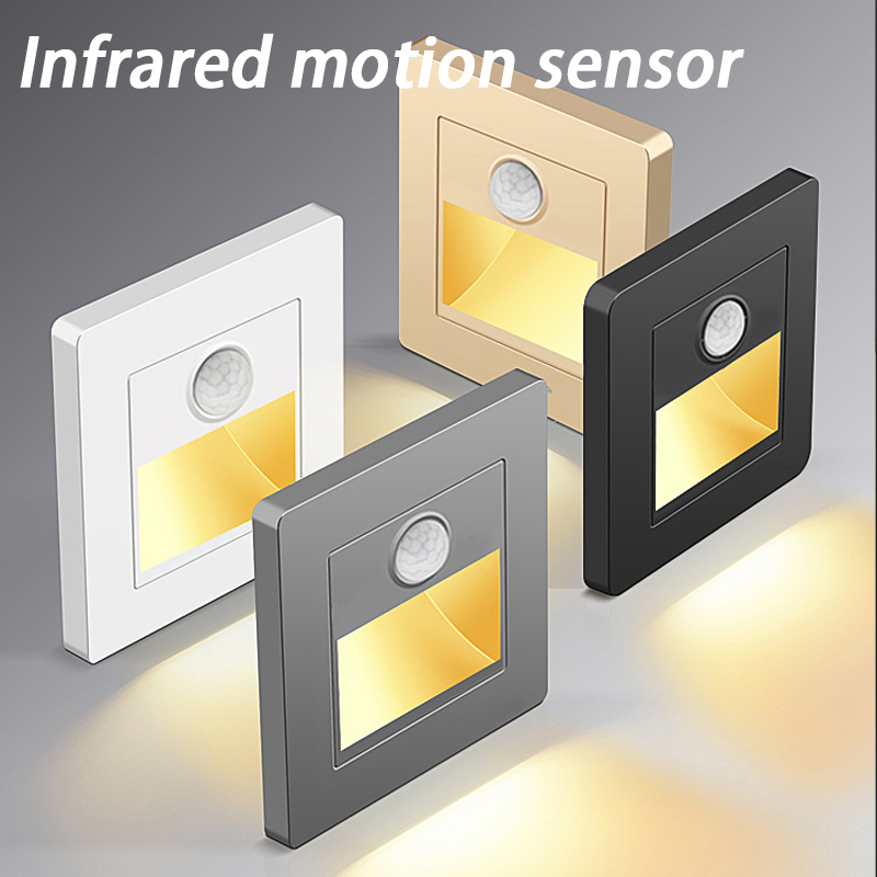Outdoor Power Outlet Weatherproof - Infrared Motion Sensor Stair Lights Indoor