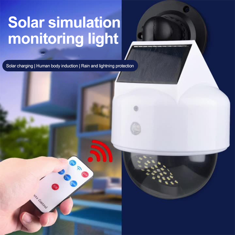 Outdoor Power Outlet Weatherproof - Solar Simulation Camera Motion Sensor Virtual