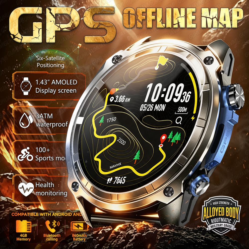 2026New TANK PRO Military GPS  - Outdoor Power Meter avaliação e preço