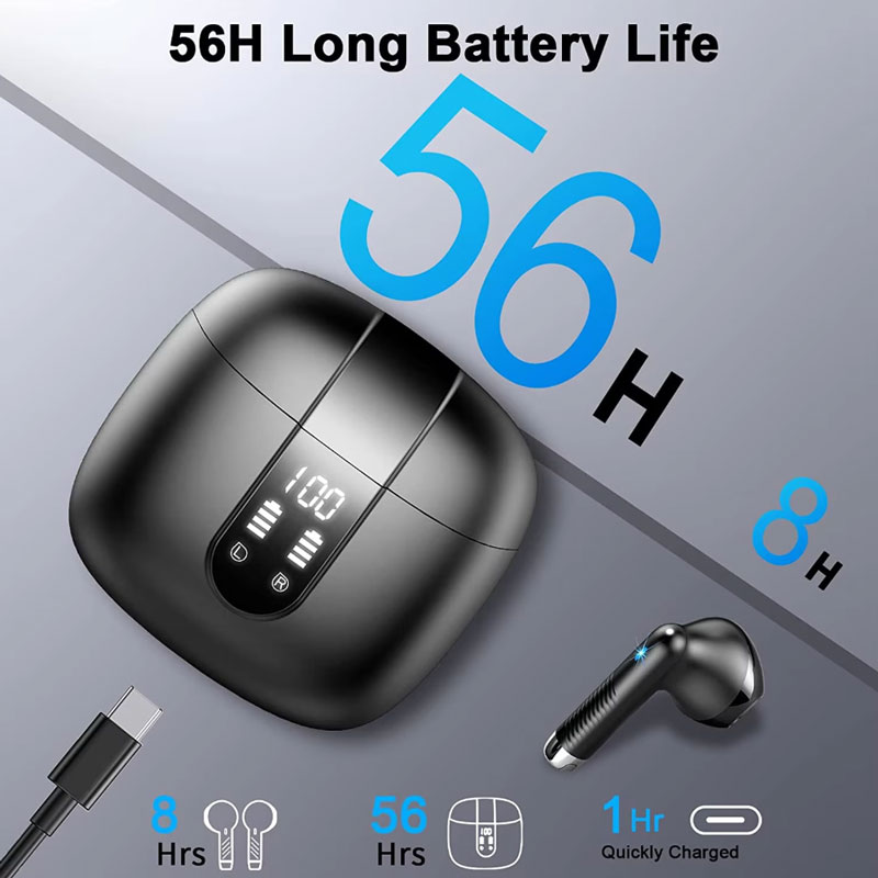 TWS Wireless Bluetooth 5.3 Ear - Outdoor Power Adapter Usb avaliação e preço