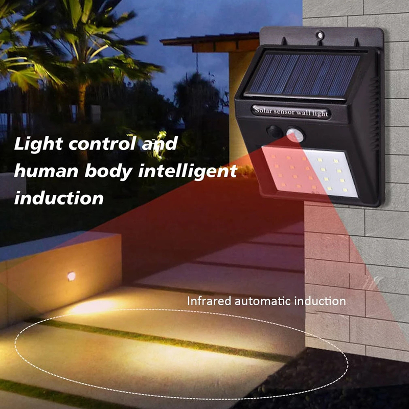 30 LED Solar Motion Sensor Wal - Outdoor Power Outlet Weatherproof avaliação e preço