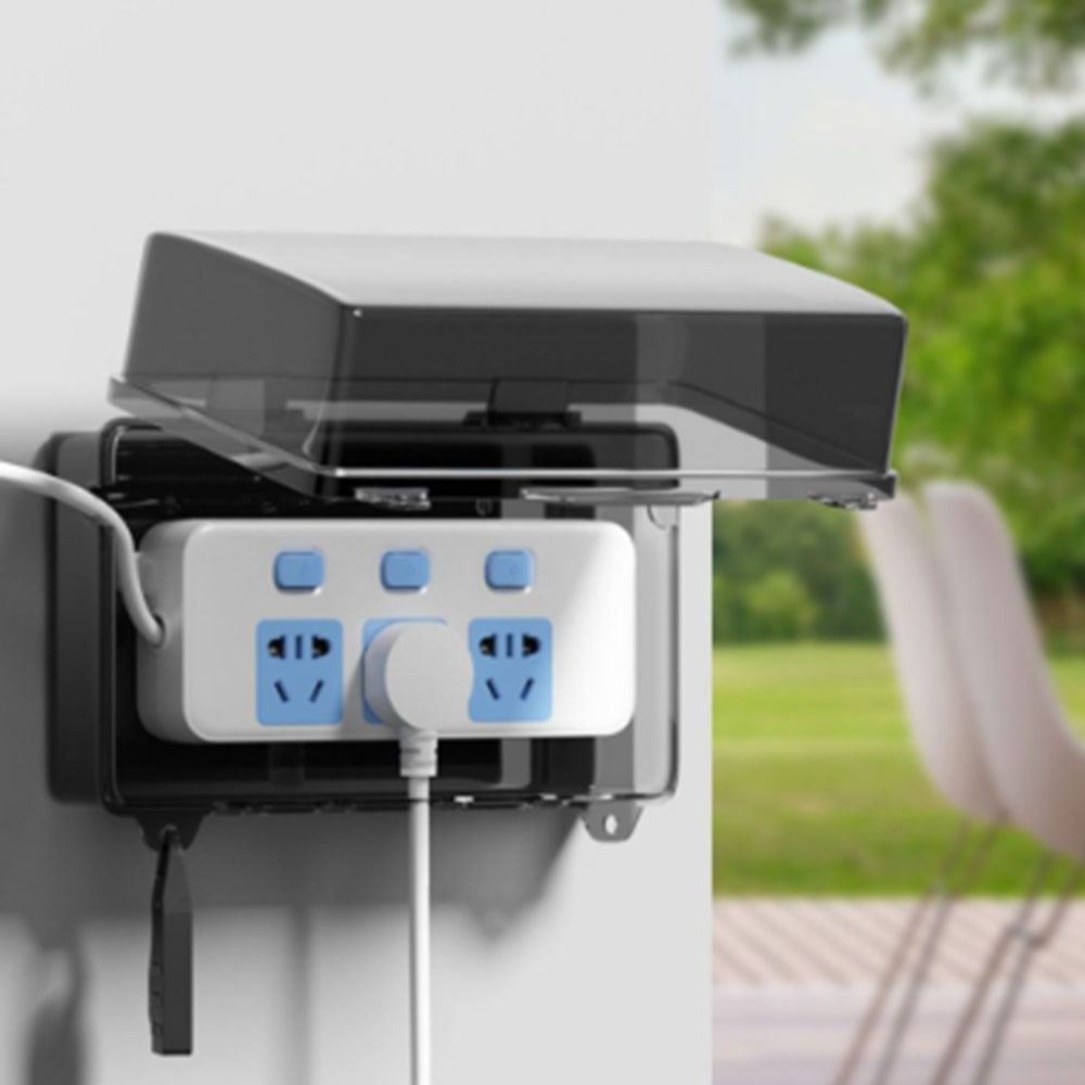 Durable Plastic Plug Box Water - Outdoor Power Outlet Weatherproof avaliação e preço