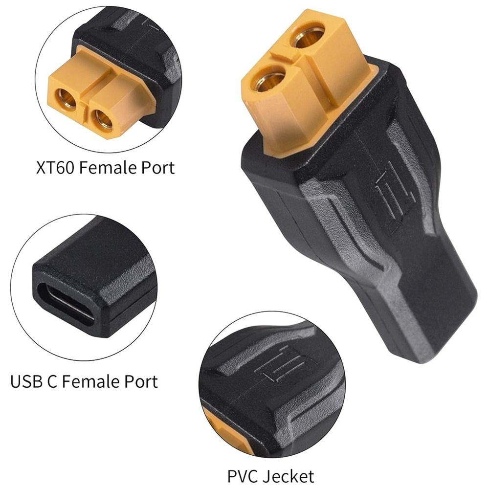 5525 7450 USB C to XT60 Adapte - Outdoor Power Adapter Usb avaliação e preço