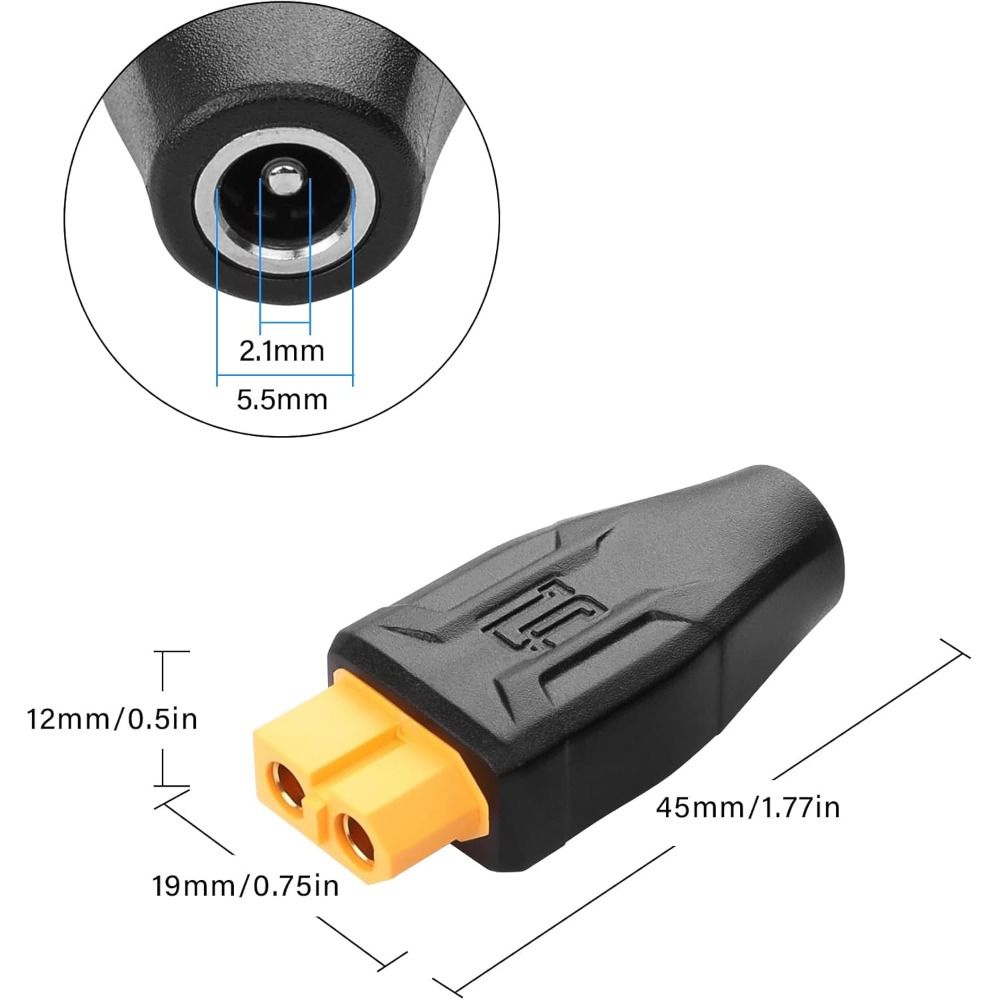 5525 7450 USB C to XT60 Adapte - Outdoor Power Adapter Usb avaliação e preço