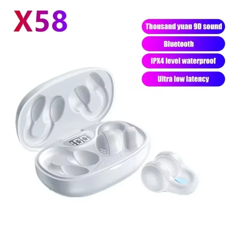 NEW X58 Wireless Earphones Noi - Outdoor Power Adapter Usb avaliação e preço