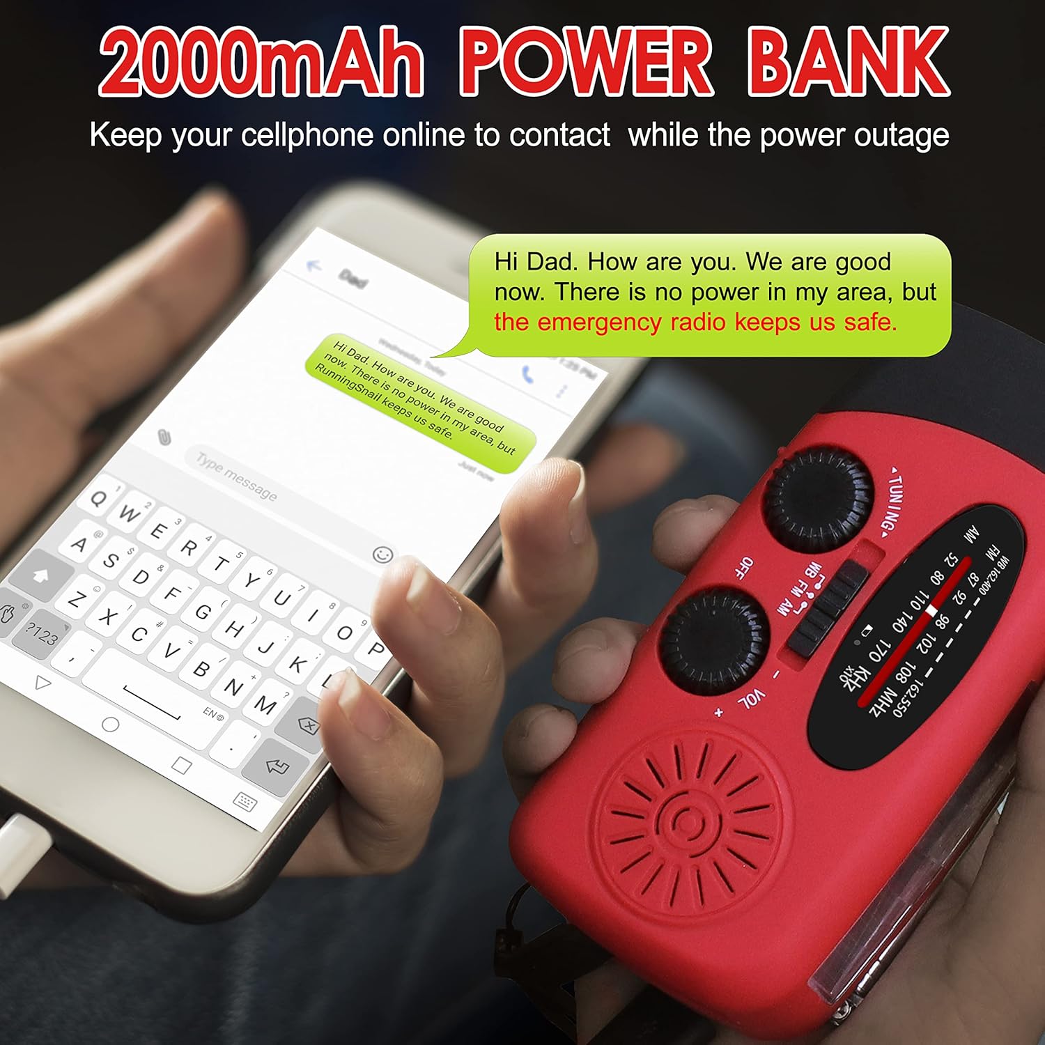 Multifunctional Hand Cranked G - Outdoor Power Source avaliação e preço