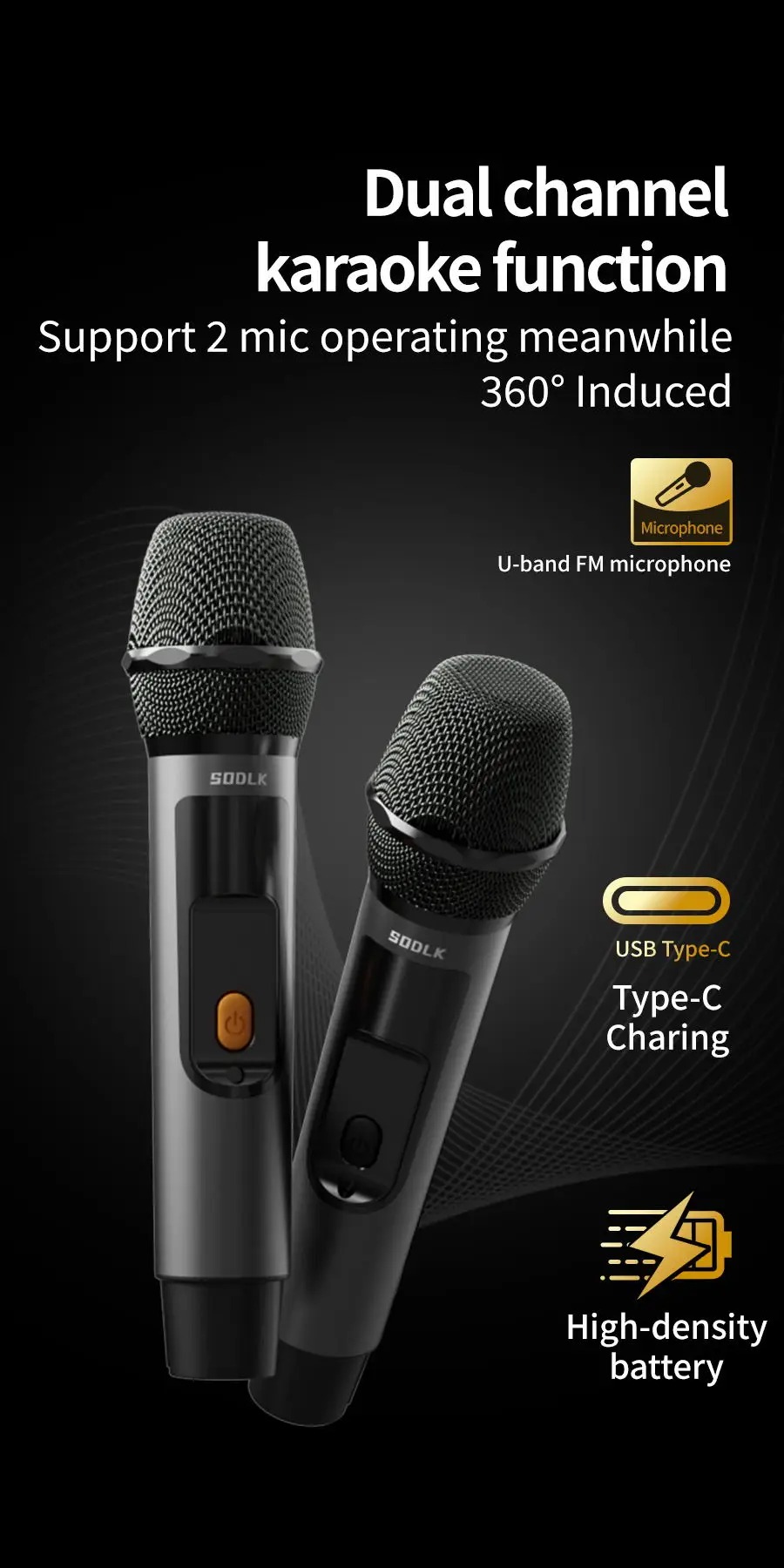 forSODLK S1127 PLUS Karaoke Ma - Outdoor Power Plus avaliação e preço