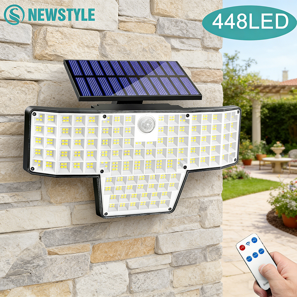 1/2 Packs 448 LED Solar Powere - Outdoor Power Outlet Weatherproof avaliação e preço