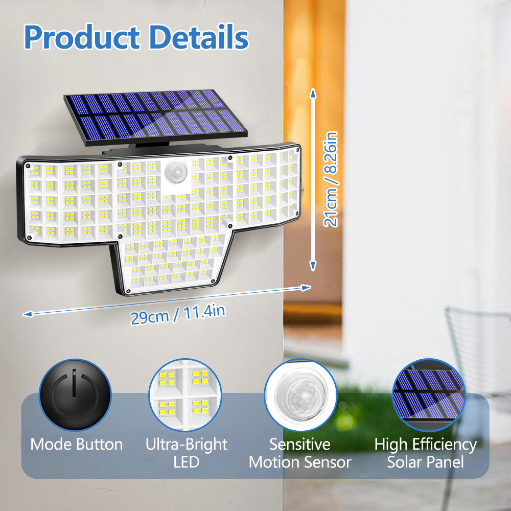1/2 Packs 448 LED Solar Powere - Outdoor Power Outlet Weatherproof avaliação e preço