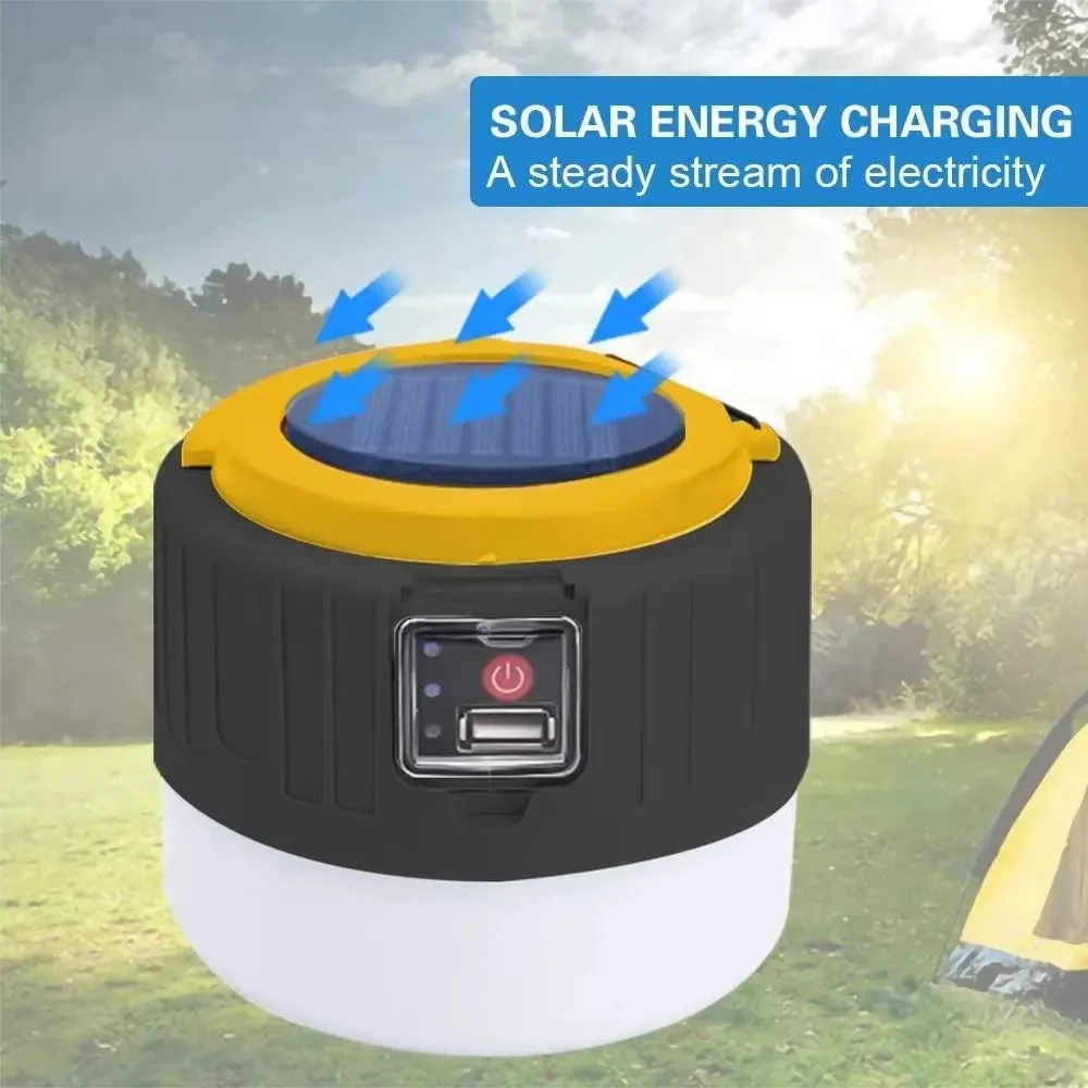 Solar Camping Lantern Recharge - Outdoor Power Bank avaliação e preço
