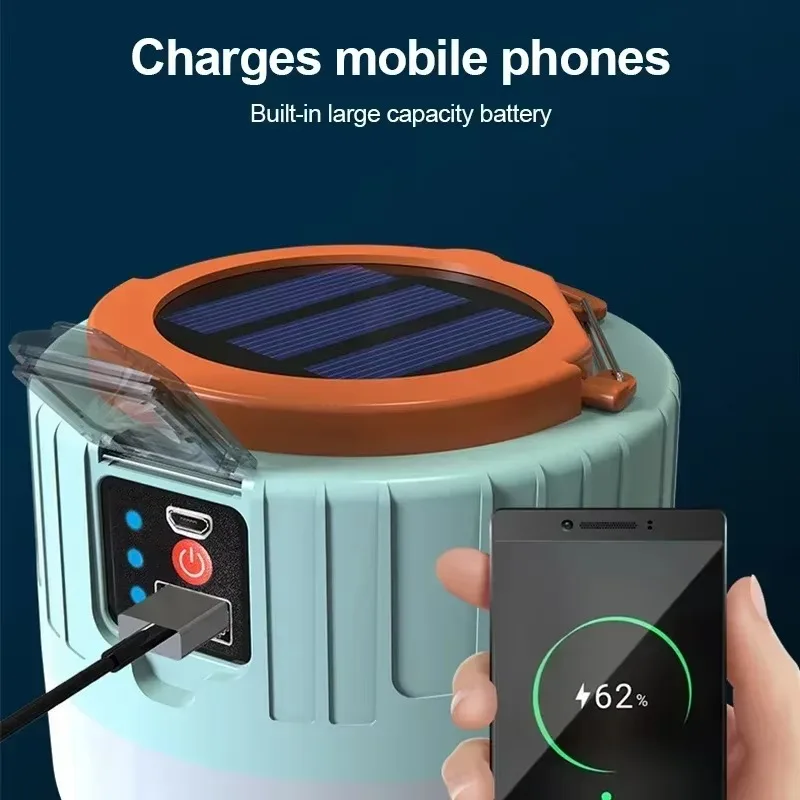 Solar Camping Lantern Recharge - Outdoor Power Bank avaliação e preço