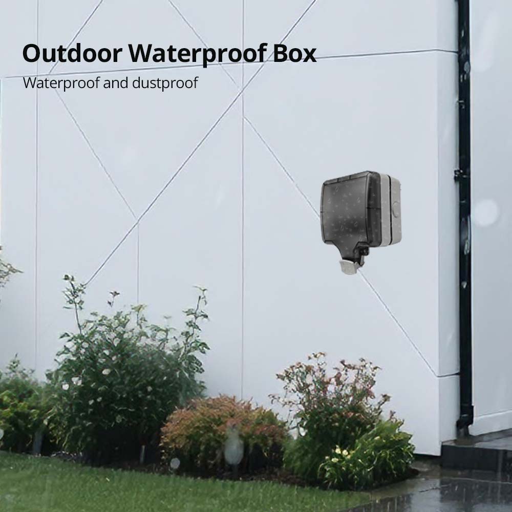 Wallpad IP66 Dustproof Waterpr - Outdoor Power Outlet Weatherproof avaliação e preço