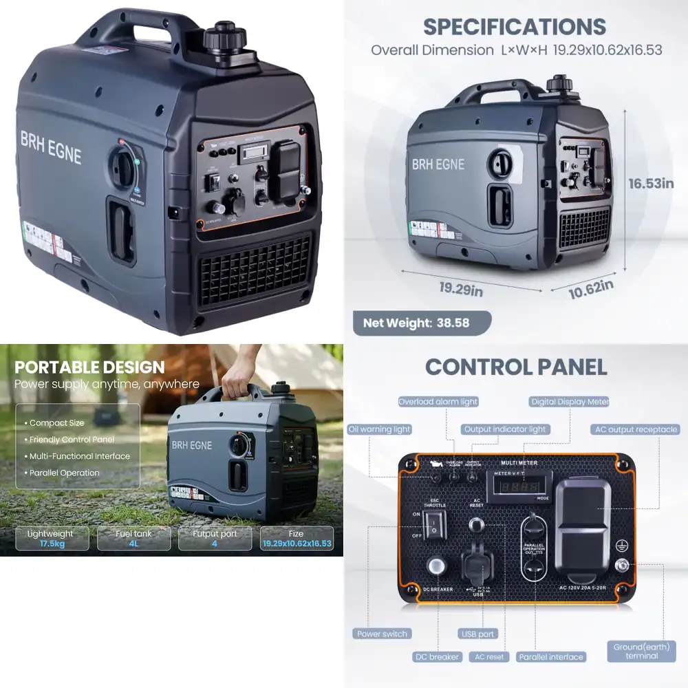 YHS 2500W 3kW Silent Type Inve - Portable Generator Inverter avaliação e preço