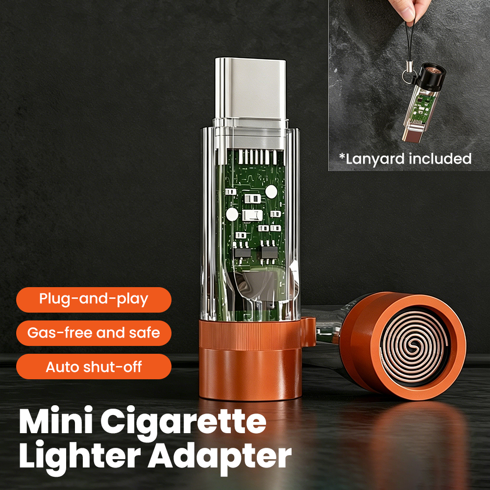 Type-C Mobile Cigarette Lighte - Outdoor Power Adapter Usb avaliação e preço
