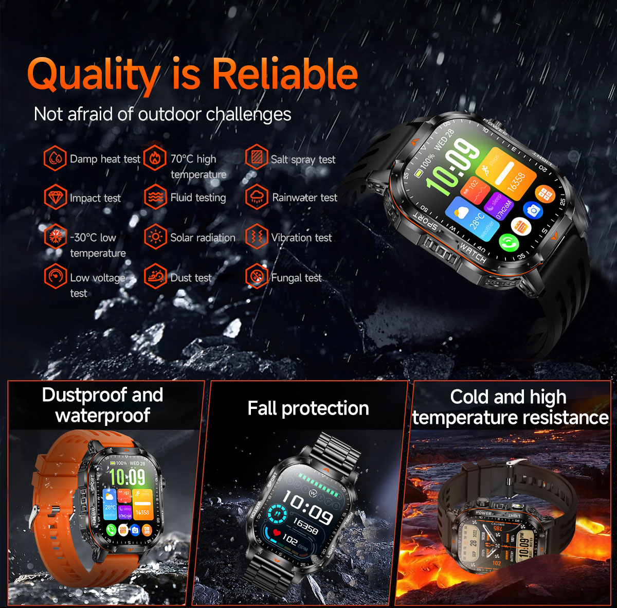 Military outdoor sturdy men's  - Outdoor Power Meter avaliação e preço