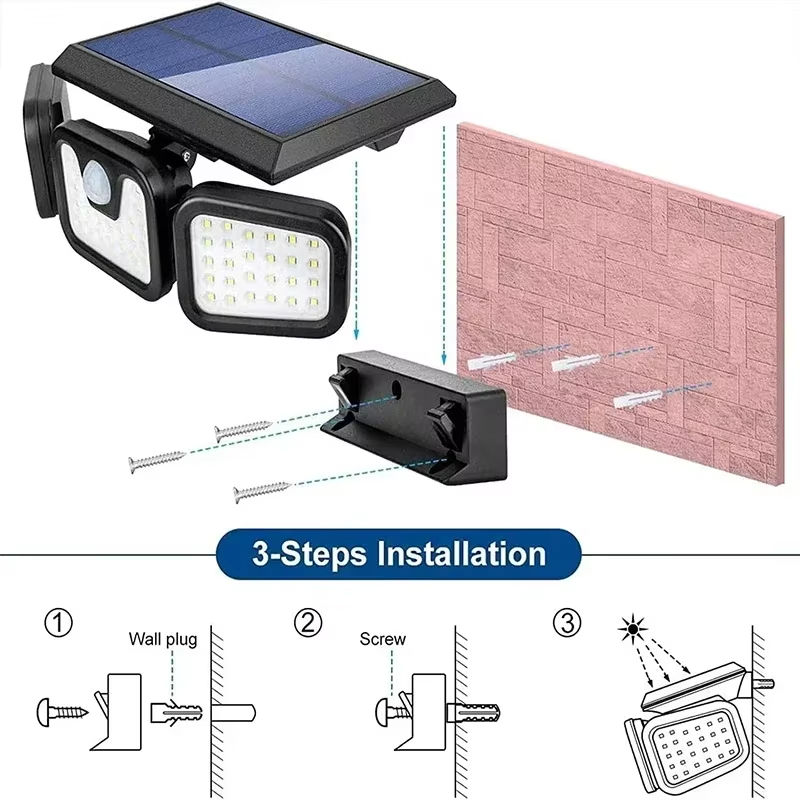 Led Solar Light Outdoor Motion - Outdoor Power Outlet Weatherproof avaliação e preço