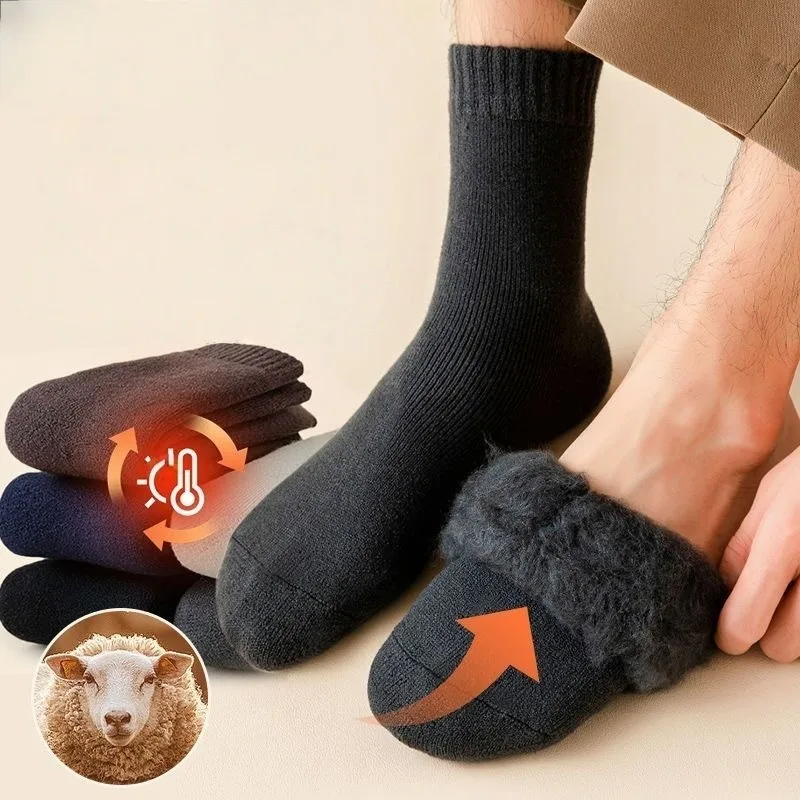 Fleece Lined Thermal Socks Men - Outdoor Power Source avaliação e preço