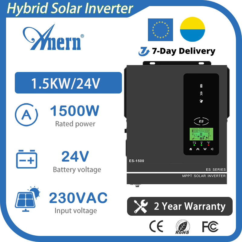 Anern 1500W 1000W Hybrid Solar - Portable Generator Inverter avaliação e preço
