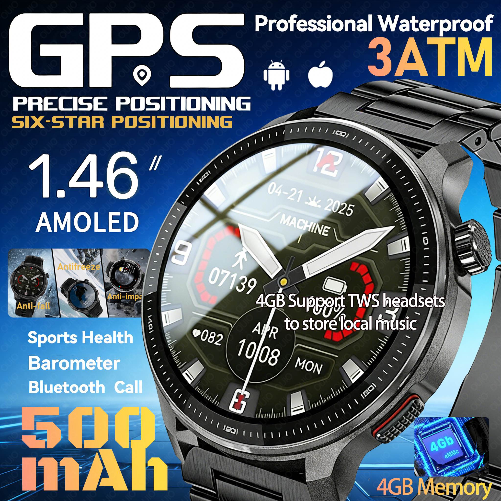 2026 New GPS Smart Watch Super - Outdoor Power Meter avaliação e preço
