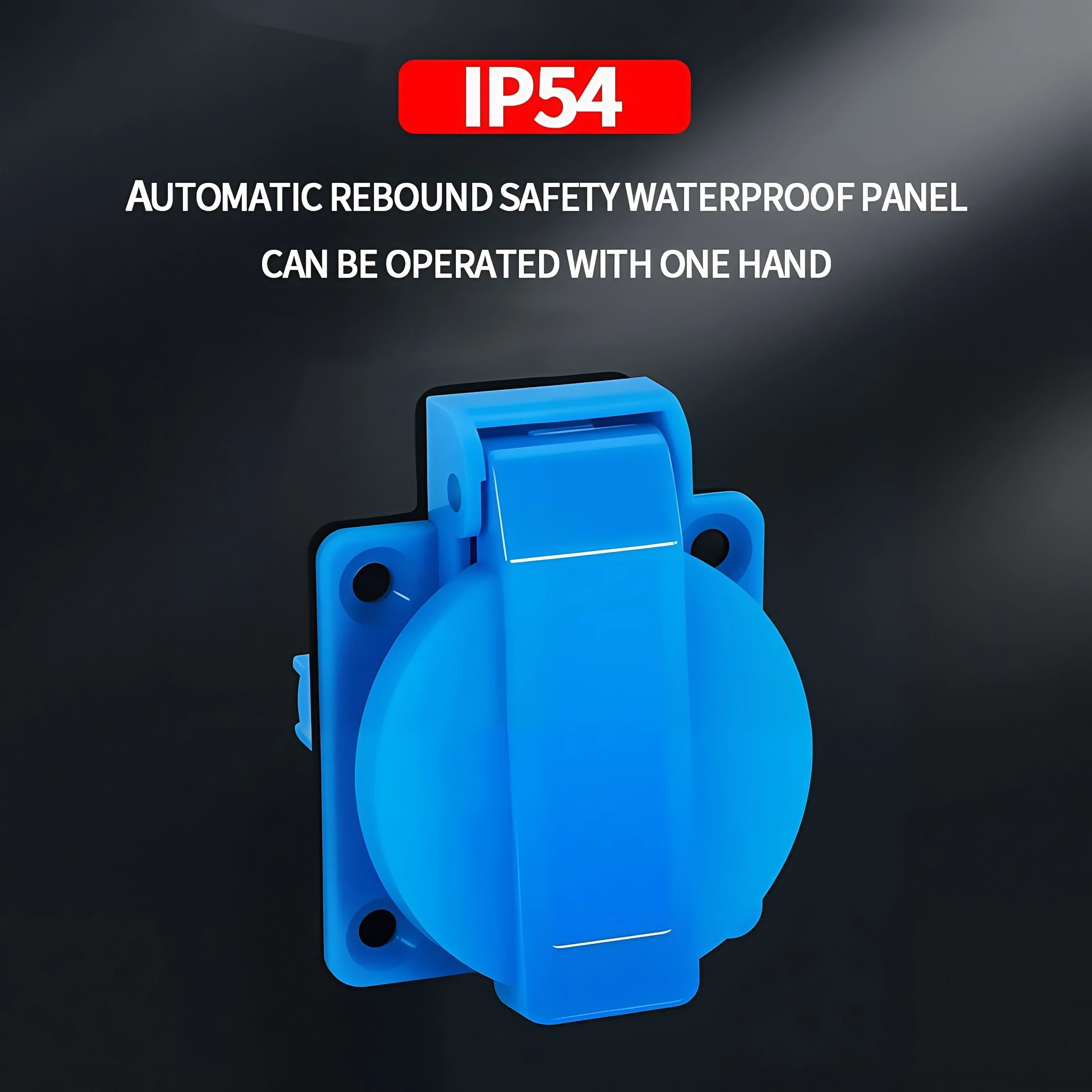 IP54 16A Waterproof Industrial - Outdoor Power Outlet Weatherproof avaliação e preço