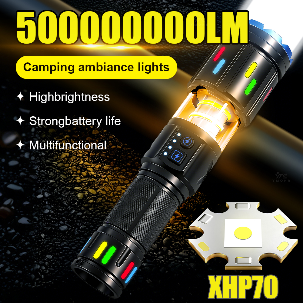 XHP70 High Power Camping Flash - Outdoor Power Bank avaliação e preço