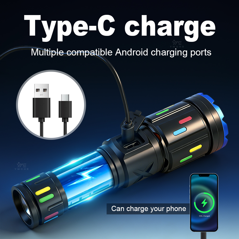XHP70 High Power Camping Flash - Outdoor Power Bank avaliação e preço