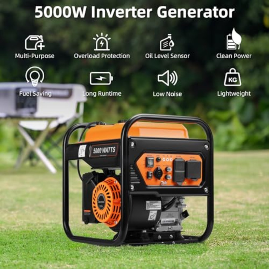 5000W Inverter Generator Gas P - Portable Generator Inverter avaliação e preço