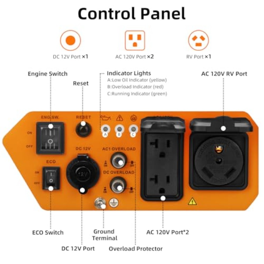 5000W Inverter Generator Gas P - Portable Generator Inverter avaliação e preço