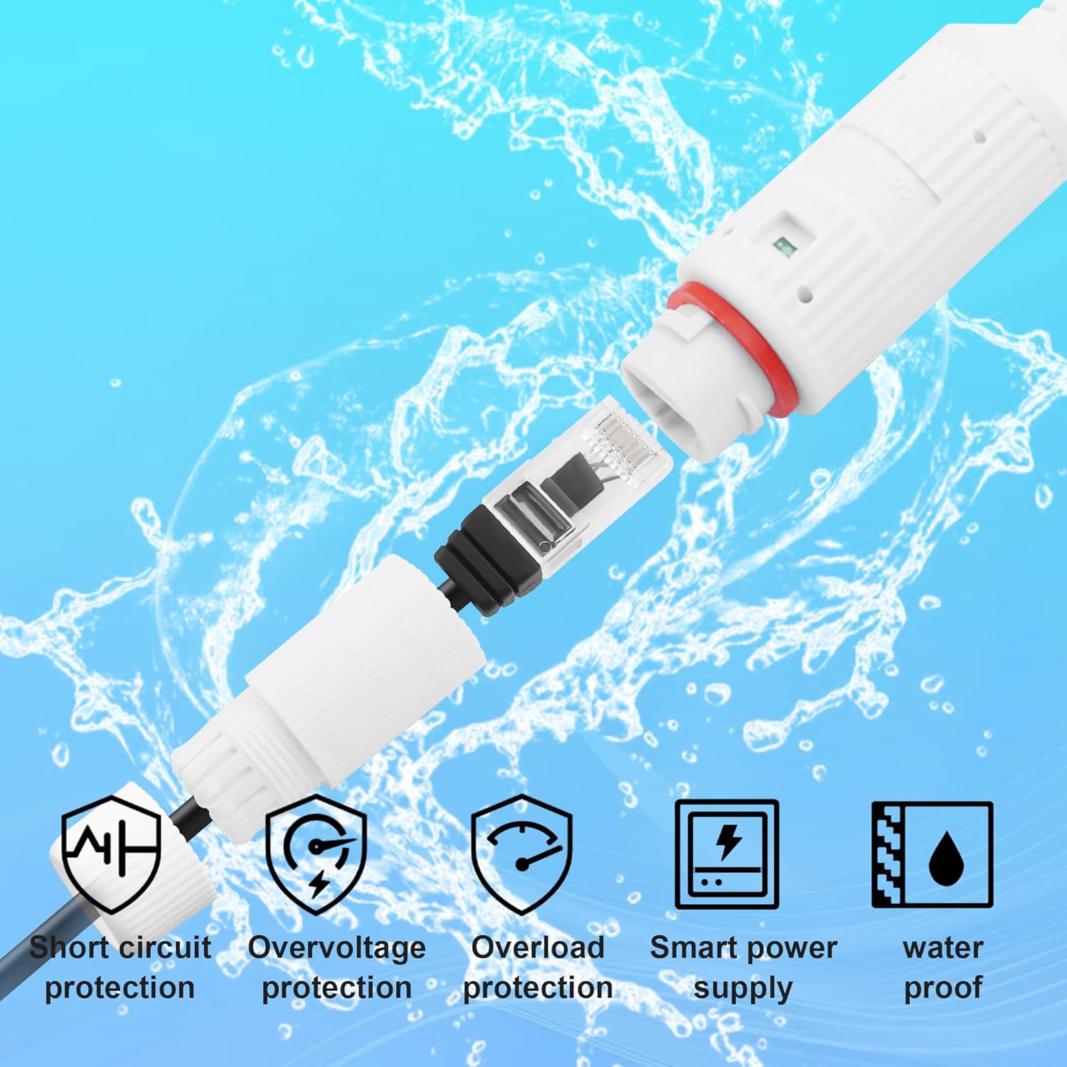 POE to USB-C Power Converter R - Outdoor Power Adapter Usb avaliação e preço