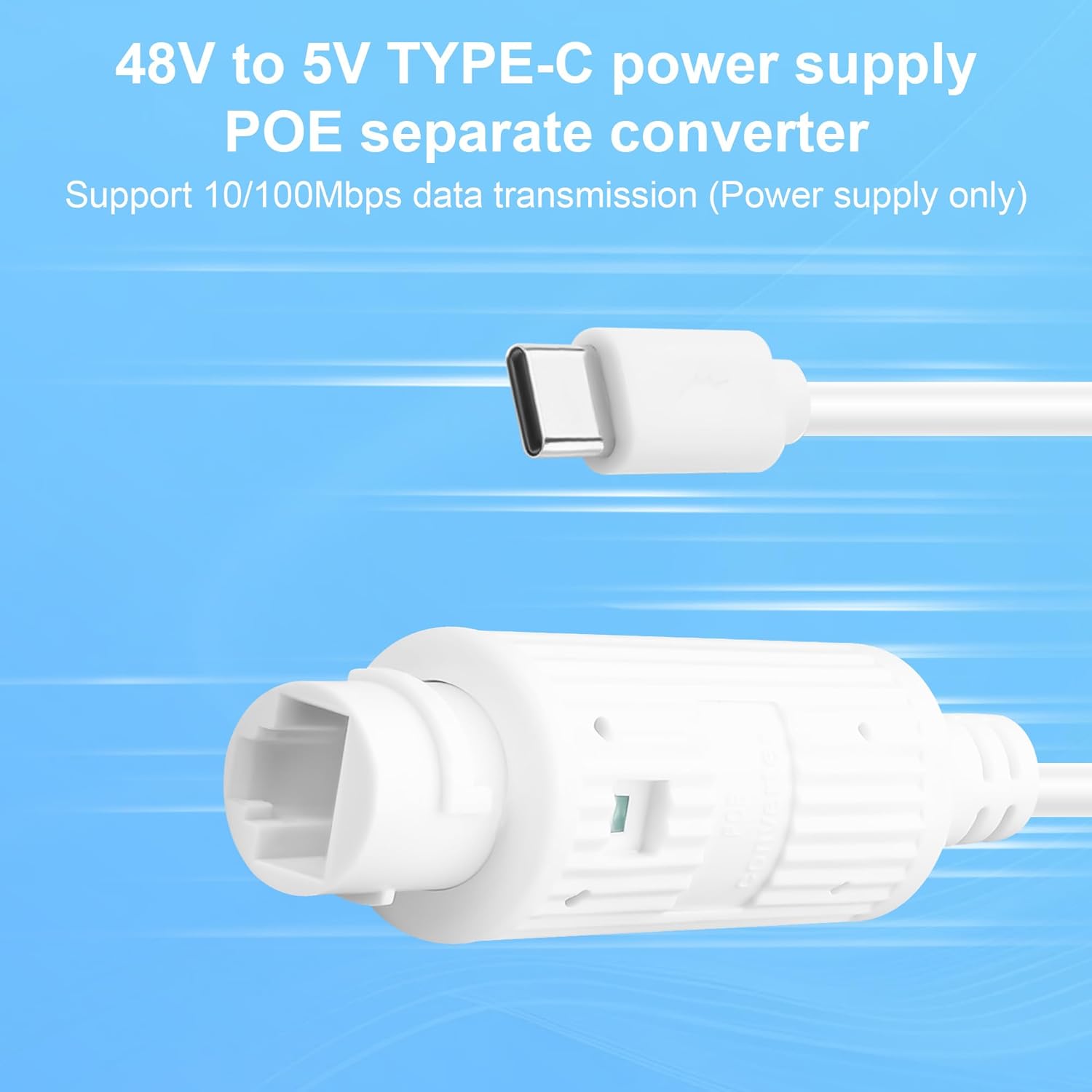 POE to USB-C Power Converter R - Outdoor Power Adapter Usb avaliação e preço