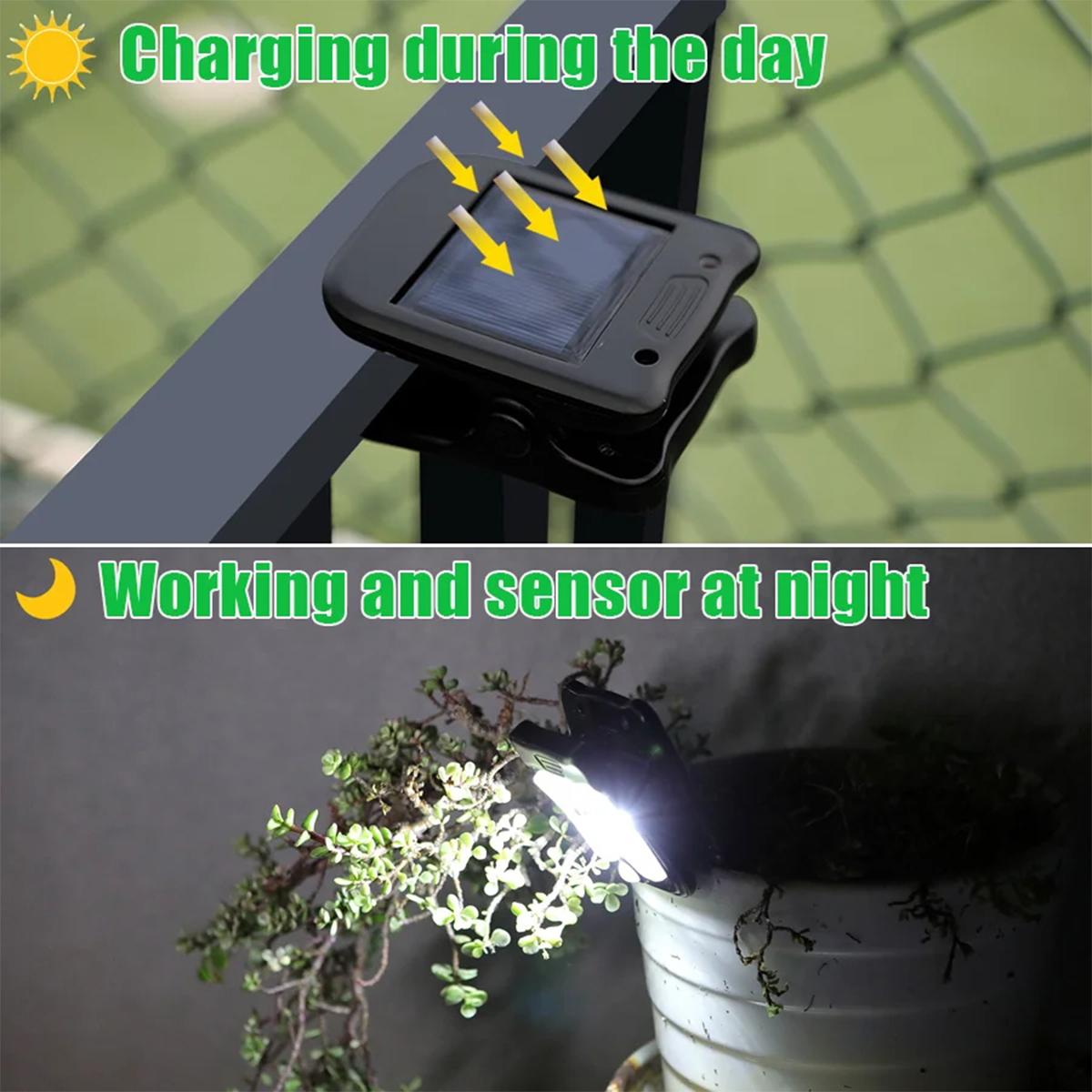 Solar Clip Led Light Motion Se - Outdoor Power Outlet Weatherproof avaliação e preço