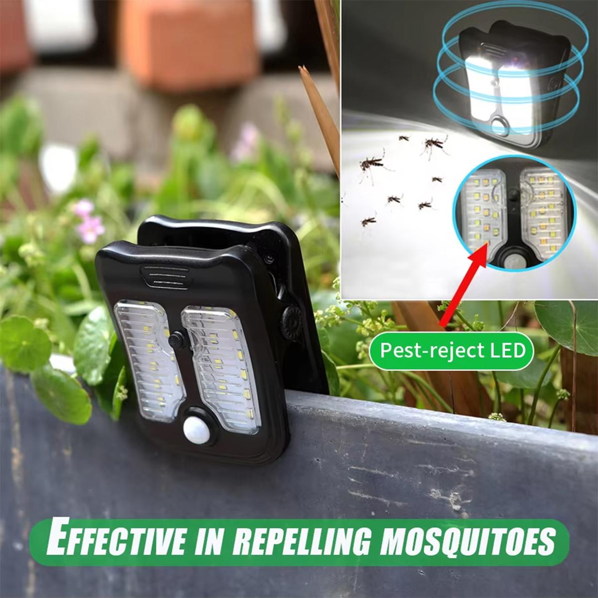 Solar Clip Led Light Motion Se - Outdoor Power Outlet Weatherproof avaliação e preço