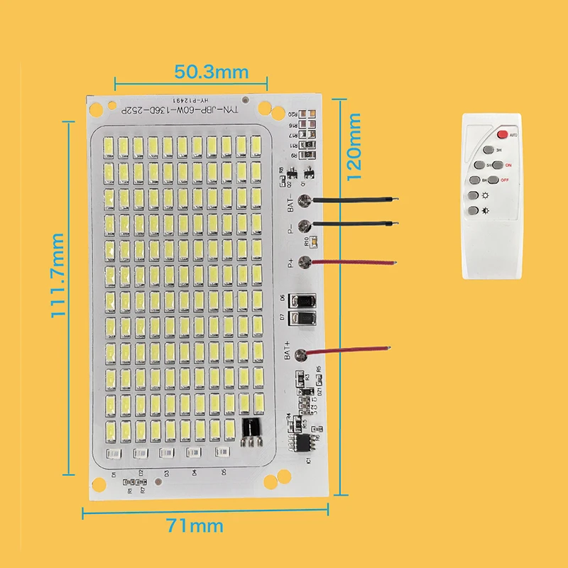 1Pcs 10W-600W LED Outdoor Sola - Outdoor Power Source avaliação e preço
