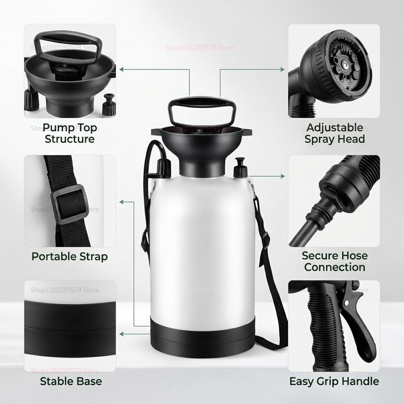 Portable Camping Shower 5L Man - Outdoor Power Meter avaliação e preço