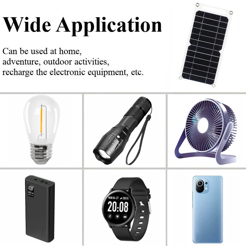 30W Solar Panel with USB Porta - Outdoor Power Bank avaliação e preço