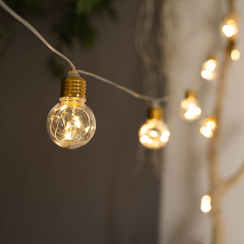 4M 10Bulbs Patio String Light  - Outdoor Power Adapter Usb avaliação e preço