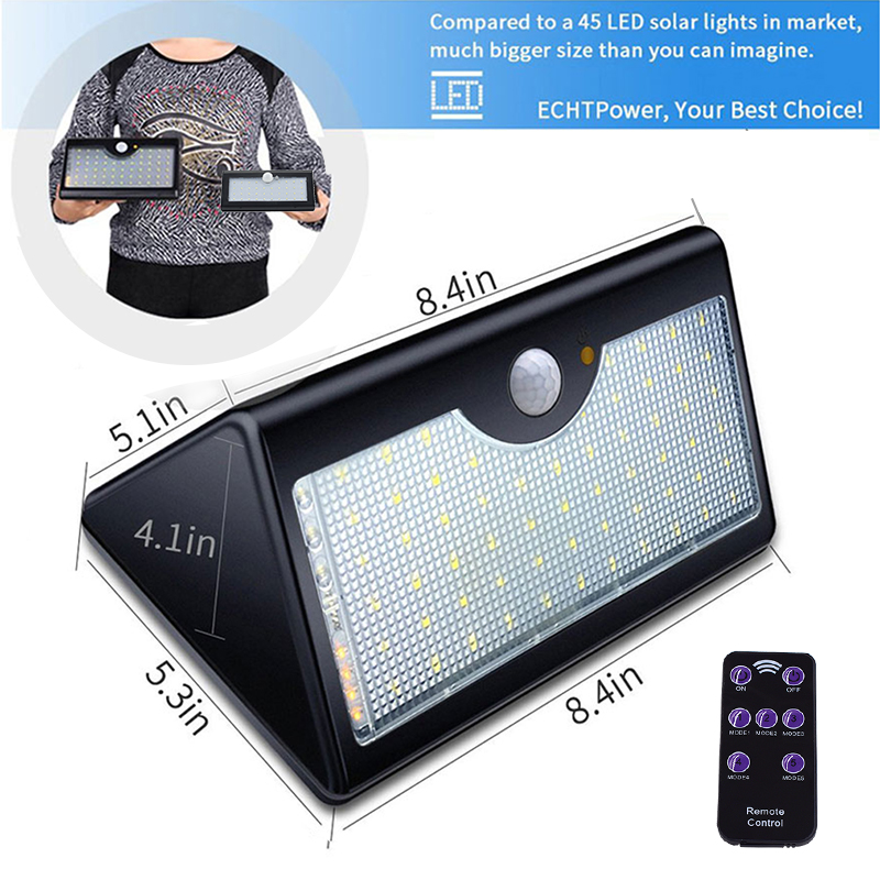 1300LM Super Bright Solar Wall - Outdoor Power Outlet Weatherproof avaliação e preço