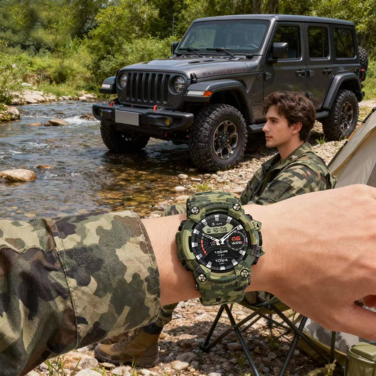 Men's Outdoor Sports Smartwatc - Outdoor Power Meter avaliação e preço