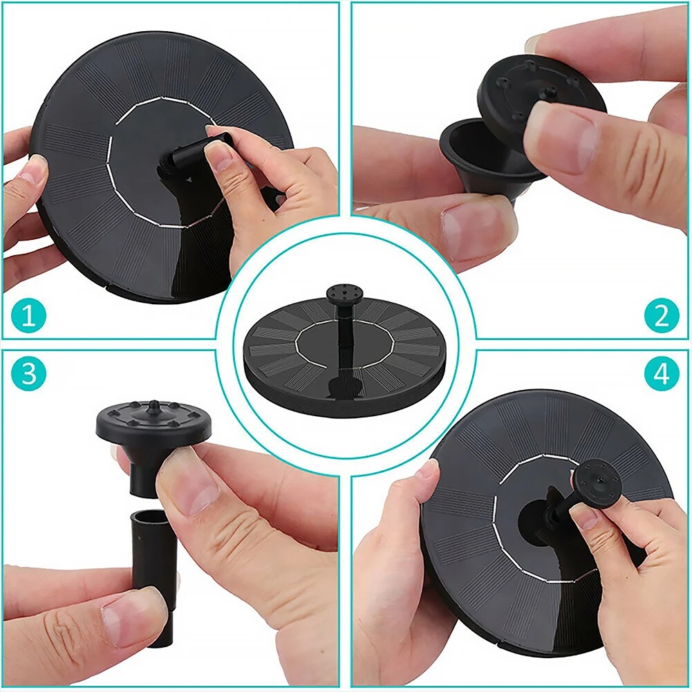 13/16/18cm Solar - Powered Fou - Outdoor Power Source avaliação e preço