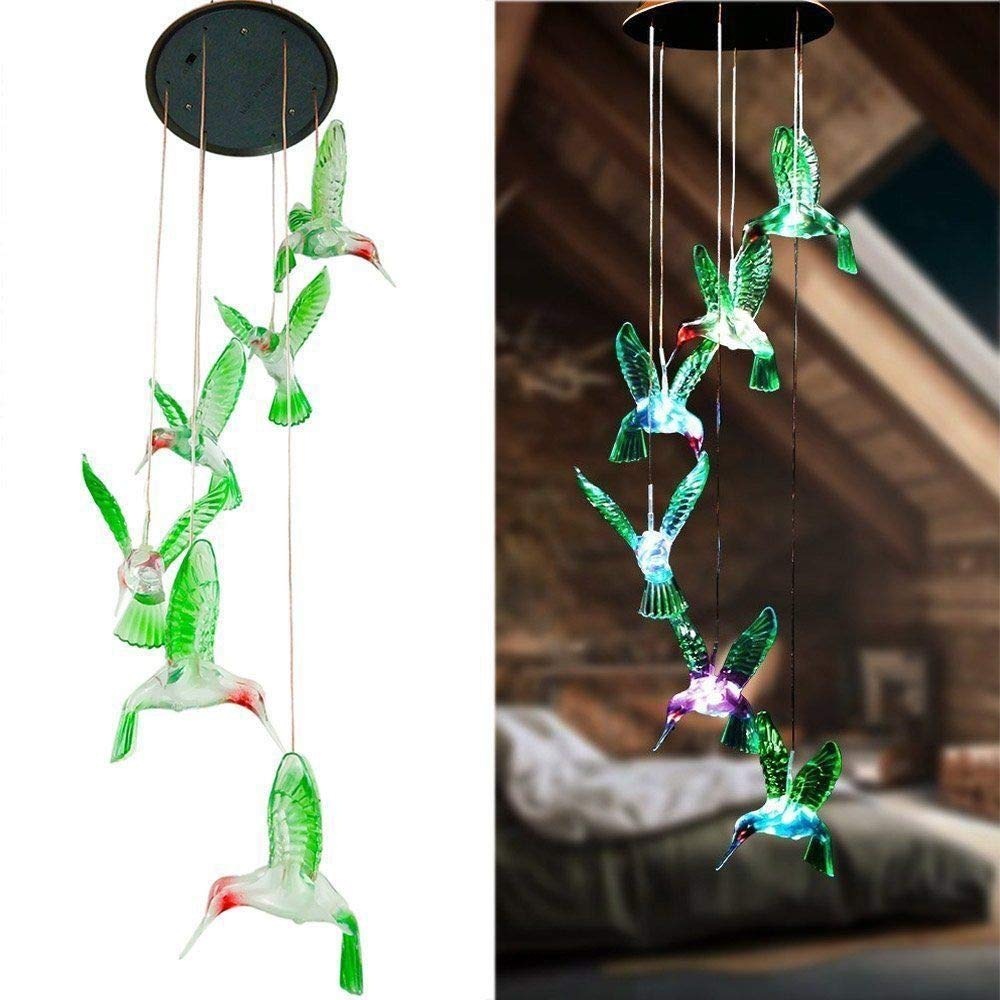 Household Wind Chimes Solar Po - Outdoor Power Source avaliação e preço