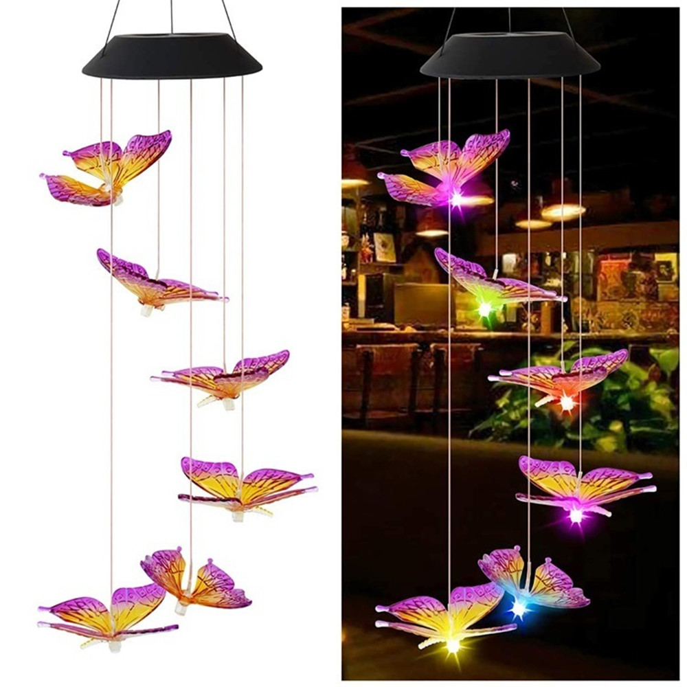 Household Wind Chimes Solar Po - Outdoor Power Source avaliação e preço
