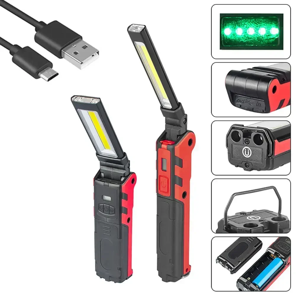 Dimmable COB LED Work Light US - Outdoor Power Bank avaliação e preço