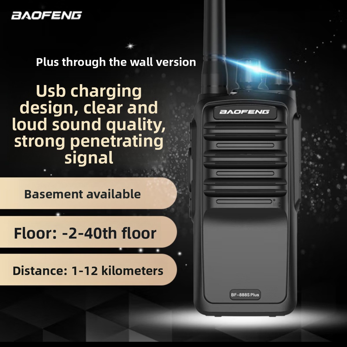 Baofeng BF-888S Plus Wall-pene - Outdoor Power Plus avaliação e preço