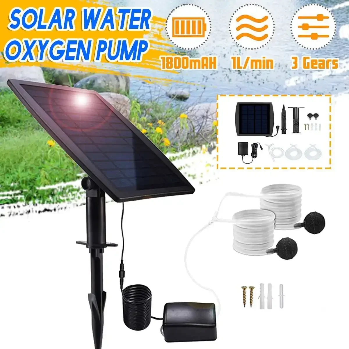 Solar Powered Oxygenator Oxyge - Outdoor Power Source avaliação e preço