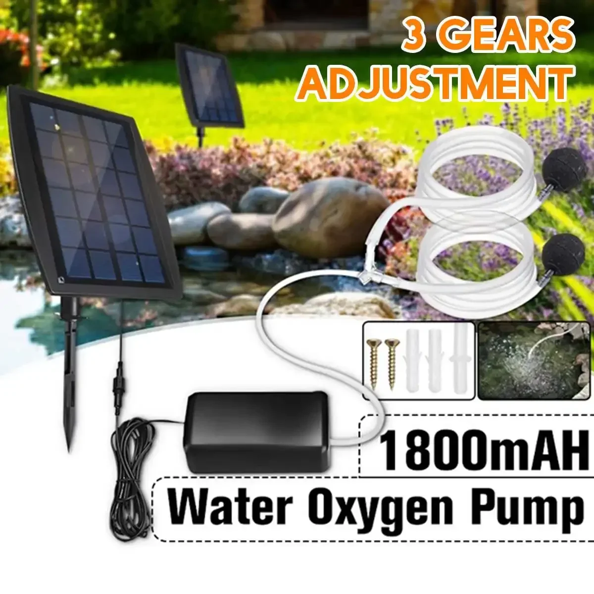 Solar Powered Oxygenator Oxyge - Outdoor Power Source avaliação e preço