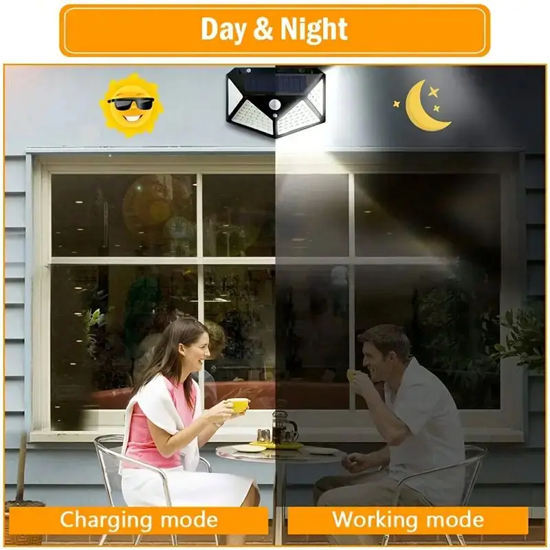 100LED Outdoor Solar Garden Li - Outdoor Power Outlet Weatherproof avaliação e preço