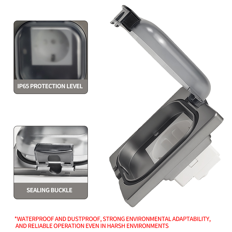 IP65 Waterproof Outdoor Socket - Outdoor Power Outlet Weatherproof avaliação e preço