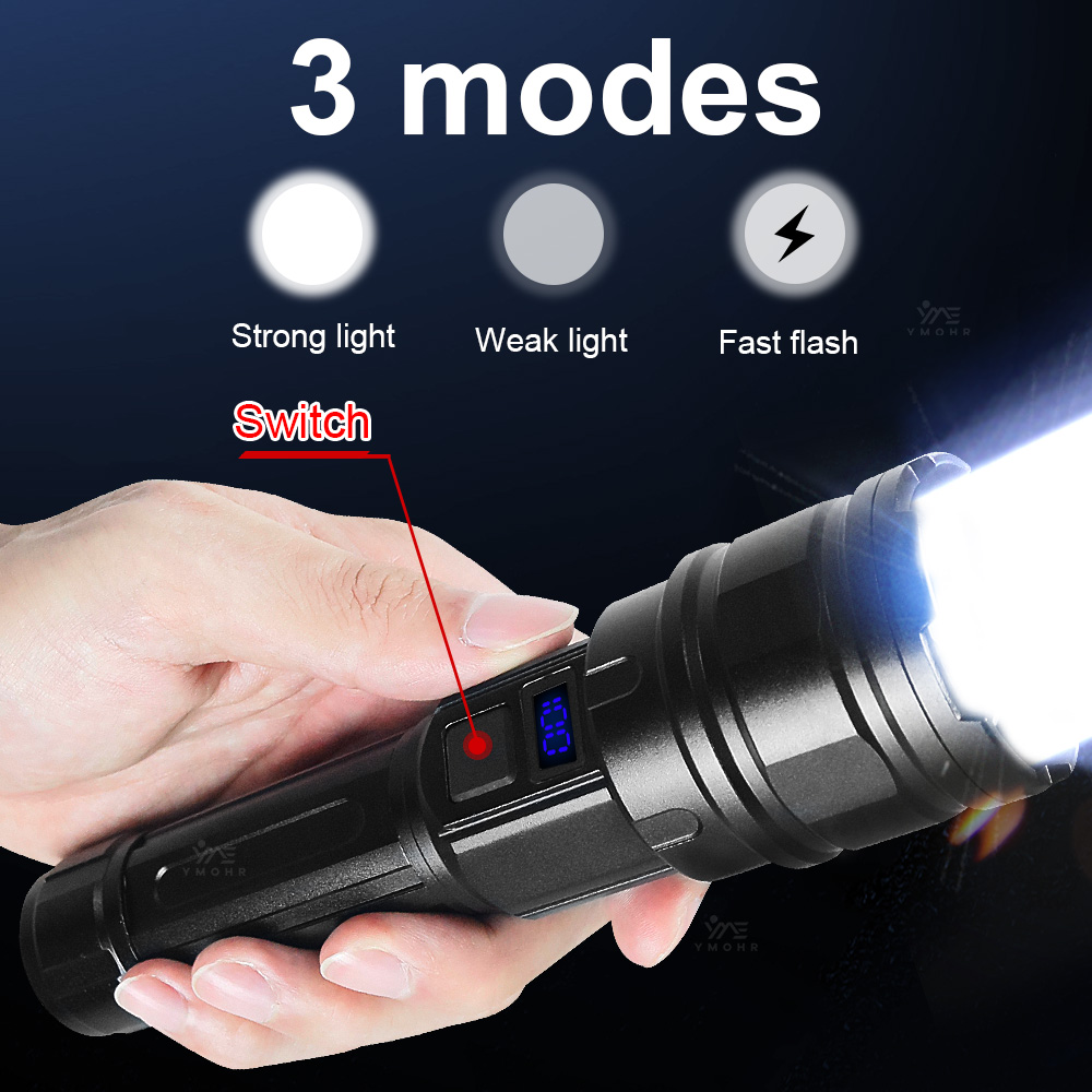 White Laser High Power Flashli - Outdoor Power Bank avaliação e preço